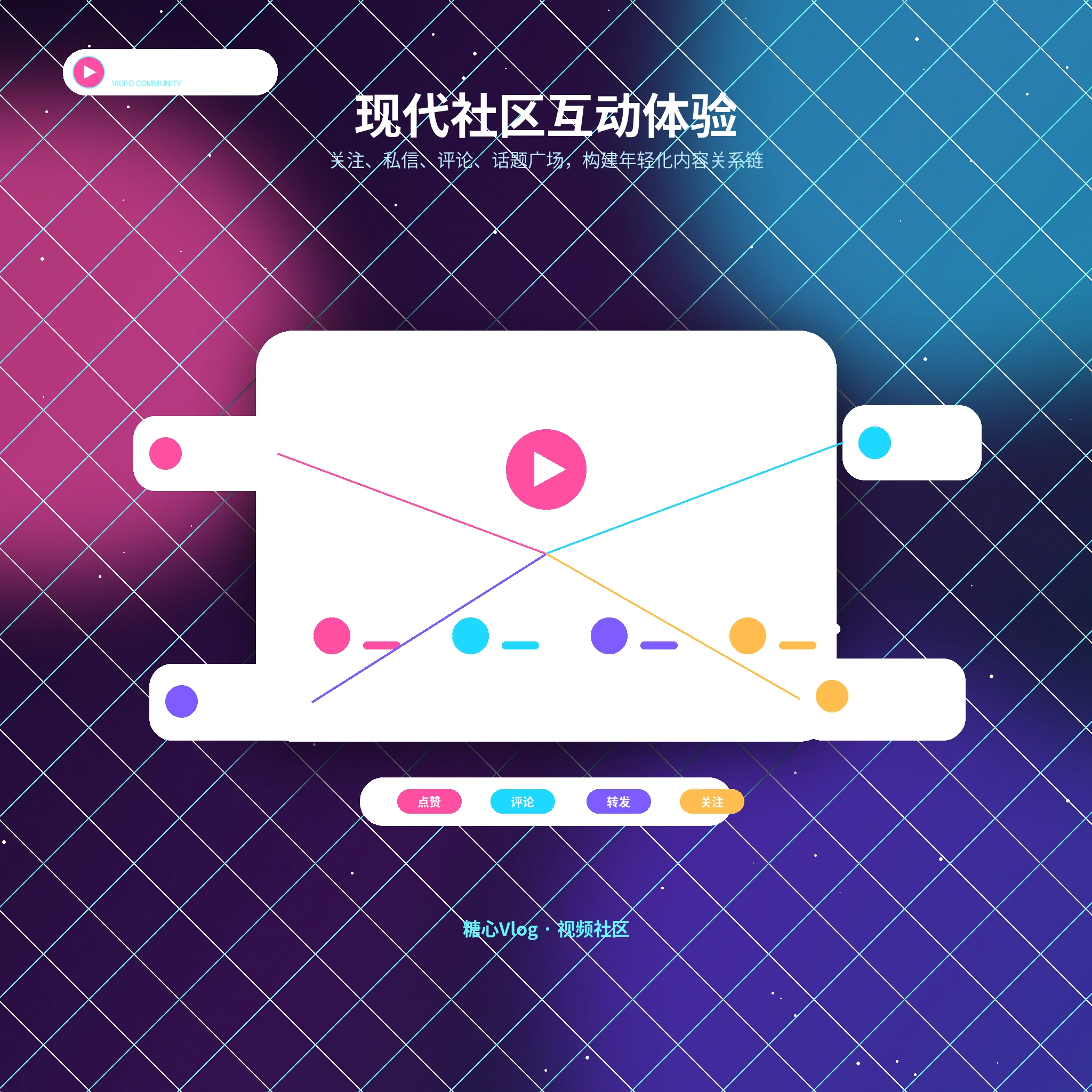 在兴趣内容中进行友好互动